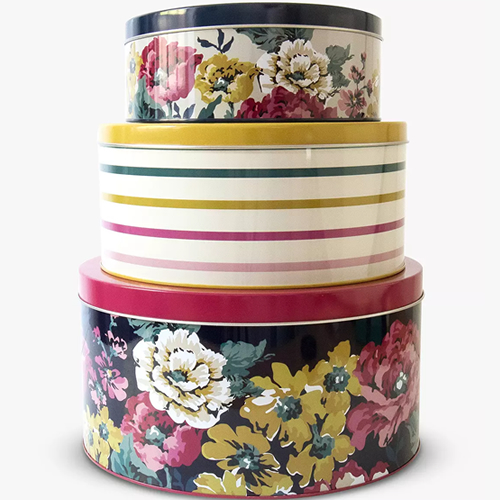 . Joules Cambridge Floral Nested Cake Tins