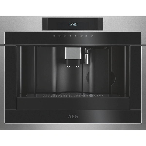 AEG KKE884500 Bean-to-Cup Built-In Coffee Machine, Black